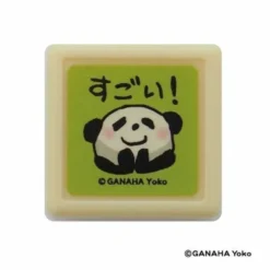 Kodomo No Kao x Ganaha Yoko Self-Inking Stamp - Panda (Wow!)