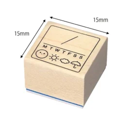 Kodomo No Kao Wooden Stamps - Journal Stamp Club Planner Stamps