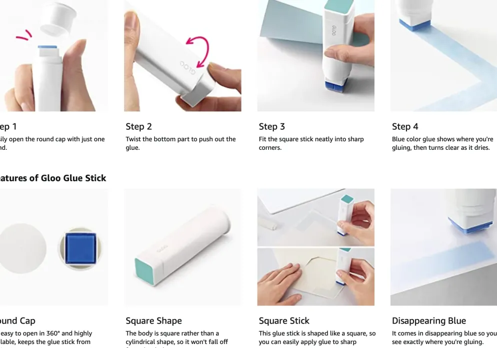 Kokuyo GLOO Square Glue Stick