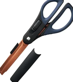 Kokuyo Hakoake 2Way Scissors + Cutter