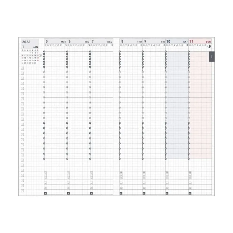 Kokuyo Jibun Techo Biz 2026 - A5 Slim Planner