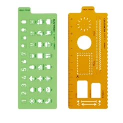 Kokuyo Jibun Techo Template Stencil - Icon Version