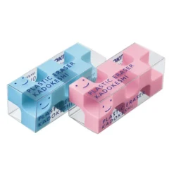 Kokuyo Kadokeshi Mini 28-Corner Eraser - 2 pack
