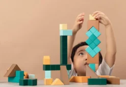 Kokuyo Kizuki no Ki Wooden Blocks - HOUSE