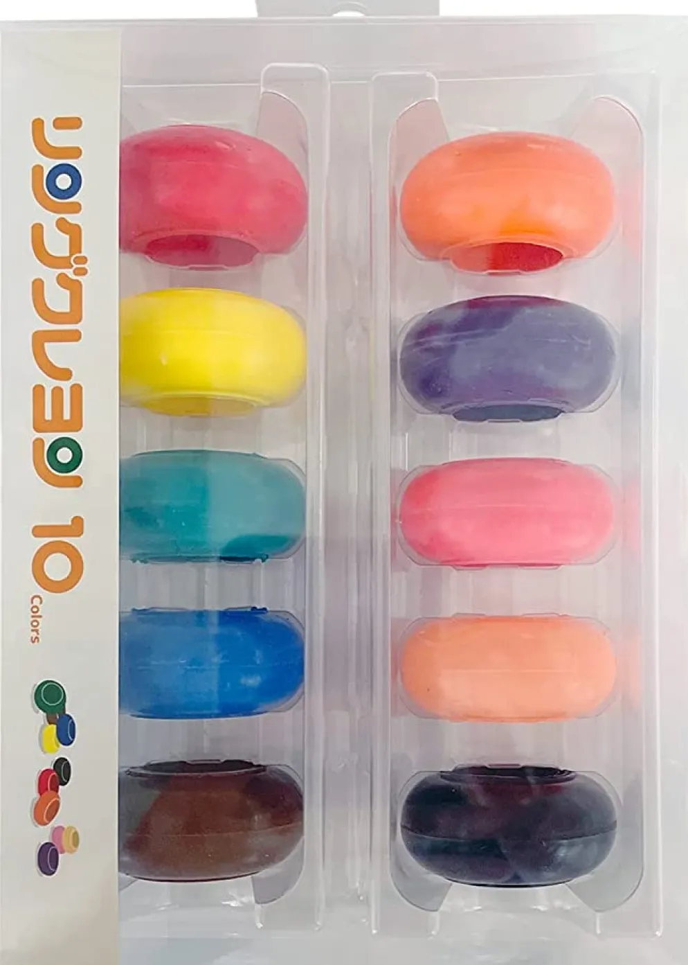 Kokuyo Ring Crayon 10 Colour Set