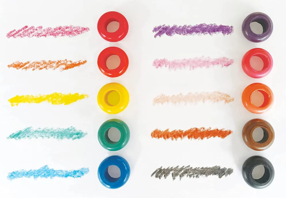 Kokuyo Ring Crayon 10 Colour Set