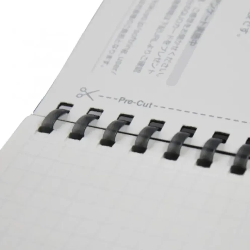 Kokuyo Soft Ring Notebook Black B5 — Ruled and Grid