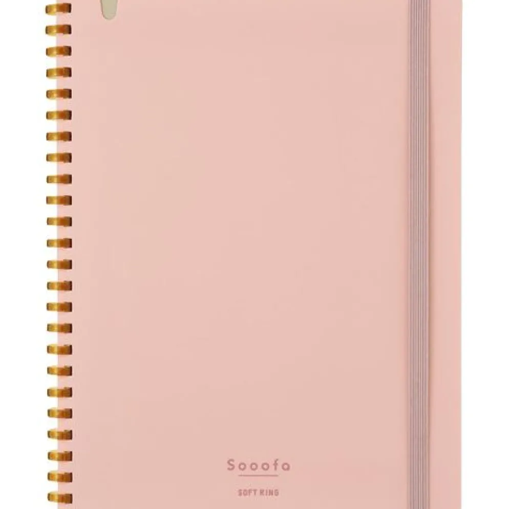 Kokuyo Sooofa Soft Ring Notebook A5 - Grid 4mm