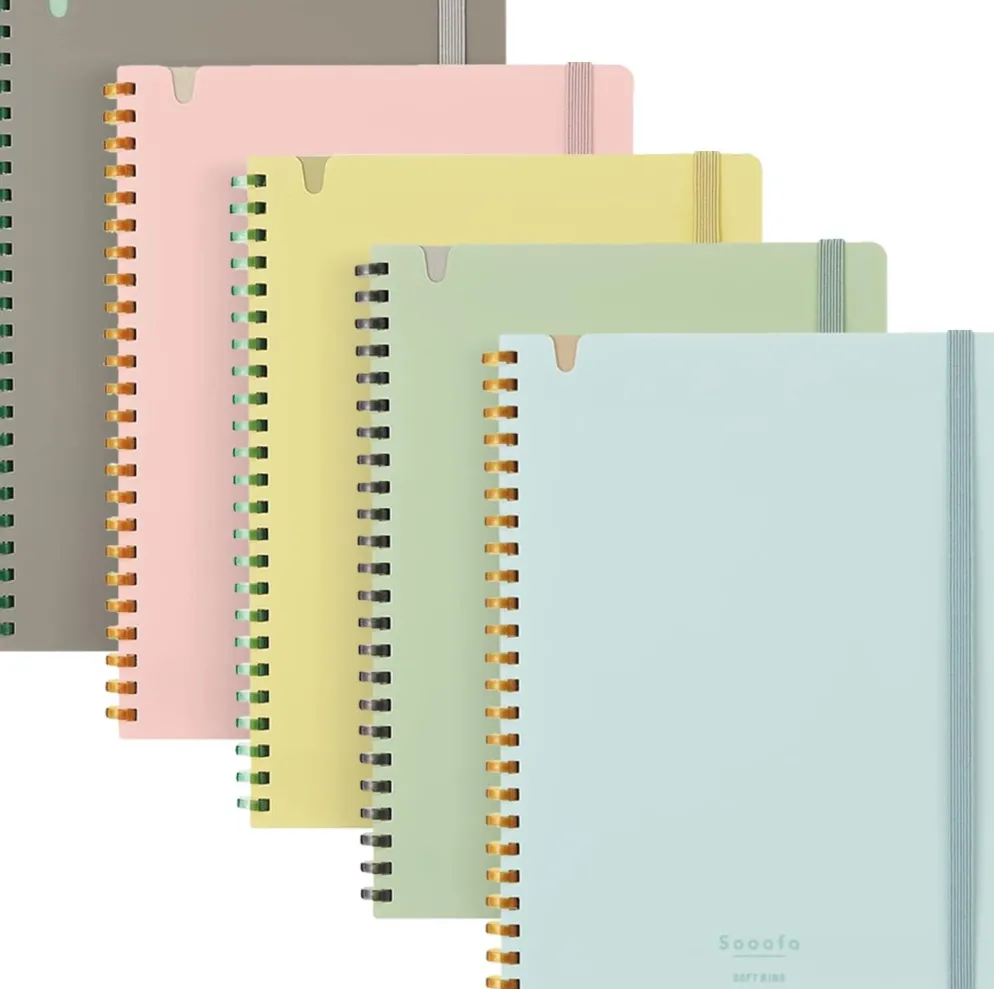 Kokuyo Sooofa Soft Ring Notebook A5 - Grid 4mm