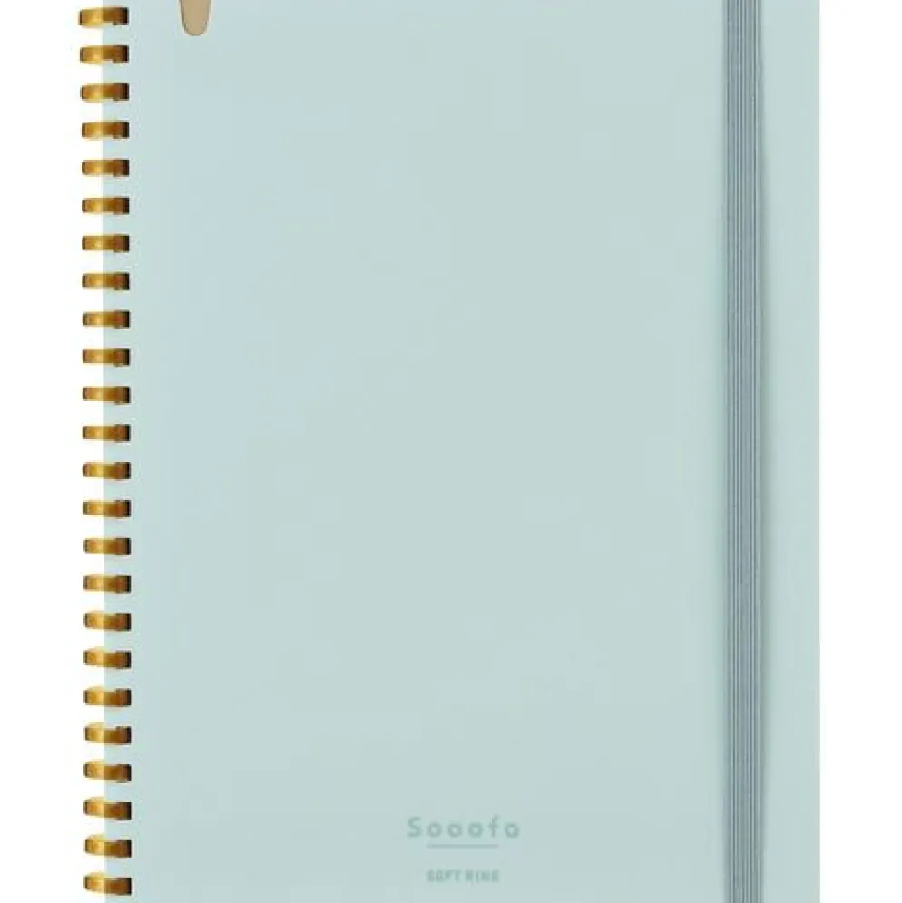 Kokuyo Sooofa Soft Ring Notebook A5 - Grid 4mm