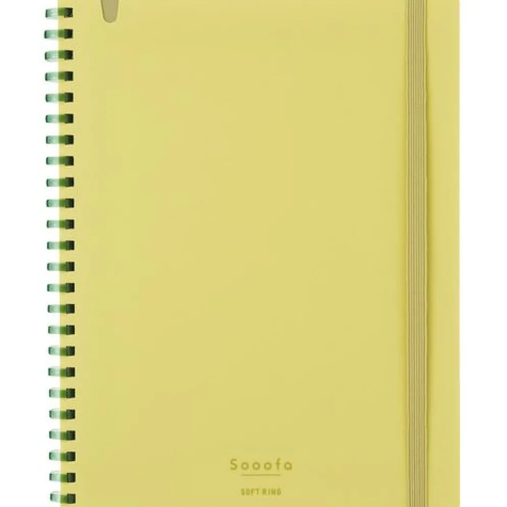 Kokuyo Sooofa Soft Ring Notebook A5 - Grid 4mm