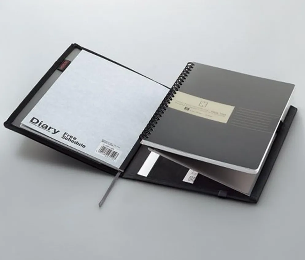 Kokuyo Systemic Cover Notebook 6 mm Rule Semi B5 Black