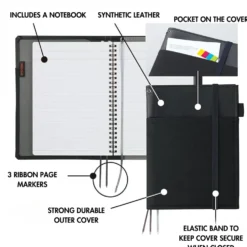 Kokuyo Systemic Cover Notebook [6mm Ruled A5]