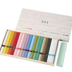 Kousaido Hyakurakukou Incense Assortment - 17 Types 6 Sticks