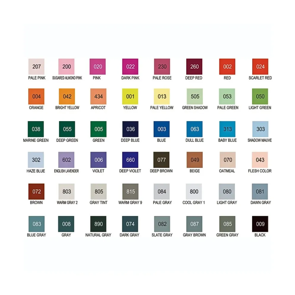 Kuretake ZIG Art & Graphic Twin Marker - 48 Colour Set
