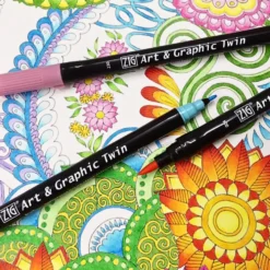 Kuretake ZIG Art & Graphic Twin Marker - 48 Colour Set