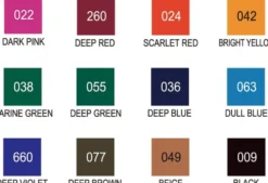 Kuretake ZIG Art & Graphic Twin Marker [12 colour set]