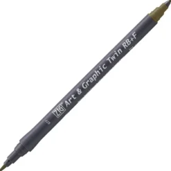 Kuretake ZIG Art & Graphic Twin-Tip RB & F (Brush Pen + Fine Point Marker) [80 colours]