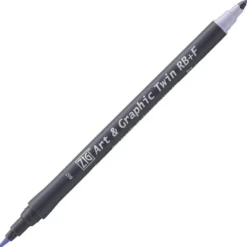 Kuretake ZIG Art & Graphic Twin-Tip RB & F (Brush Pen + Fine Point Marker) [80 colours]