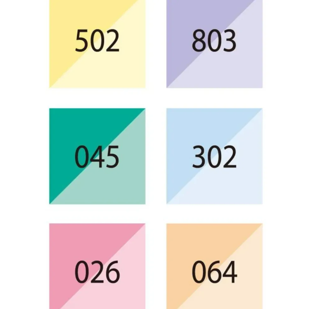 Kuretake ZIG Memory System Brushables - Pastel 6 Colours Set
