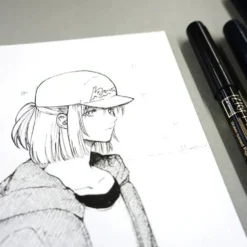 Kuretake ZIG Cartoonist Mangaka Black Assortment Set (Set of 3)