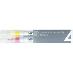 Kuretake ZIG Clean Color Real Brush - 4 Pack - Pop Colours