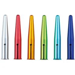 Kutsuwa Coloured Aluminium Pencil Caps [pack of 6]