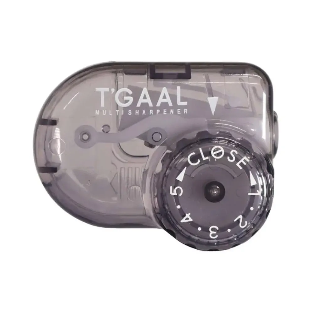 Kutsuwa T’Gaal Adjustable Pencil Sharpener – Five-Stage, Precision Japanese Design