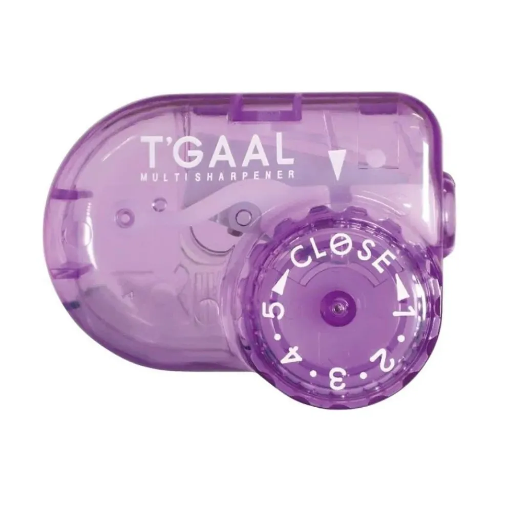 Kutsuwa T’Gaal Adjustable Pencil Sharpener – Five-Stage, Precision Japanese Design