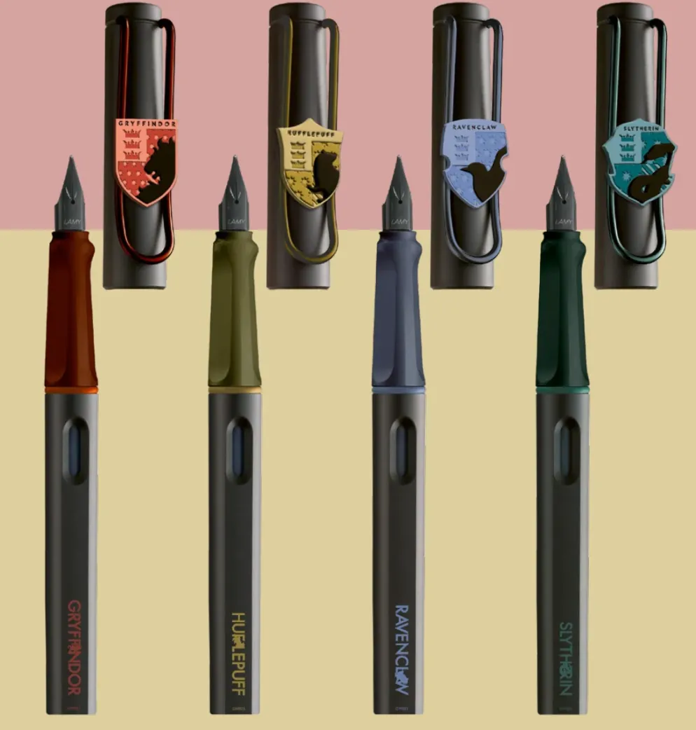 LAMY Safari x Harry Potter Fountain Pen Set – Four Houses, Limited Edition