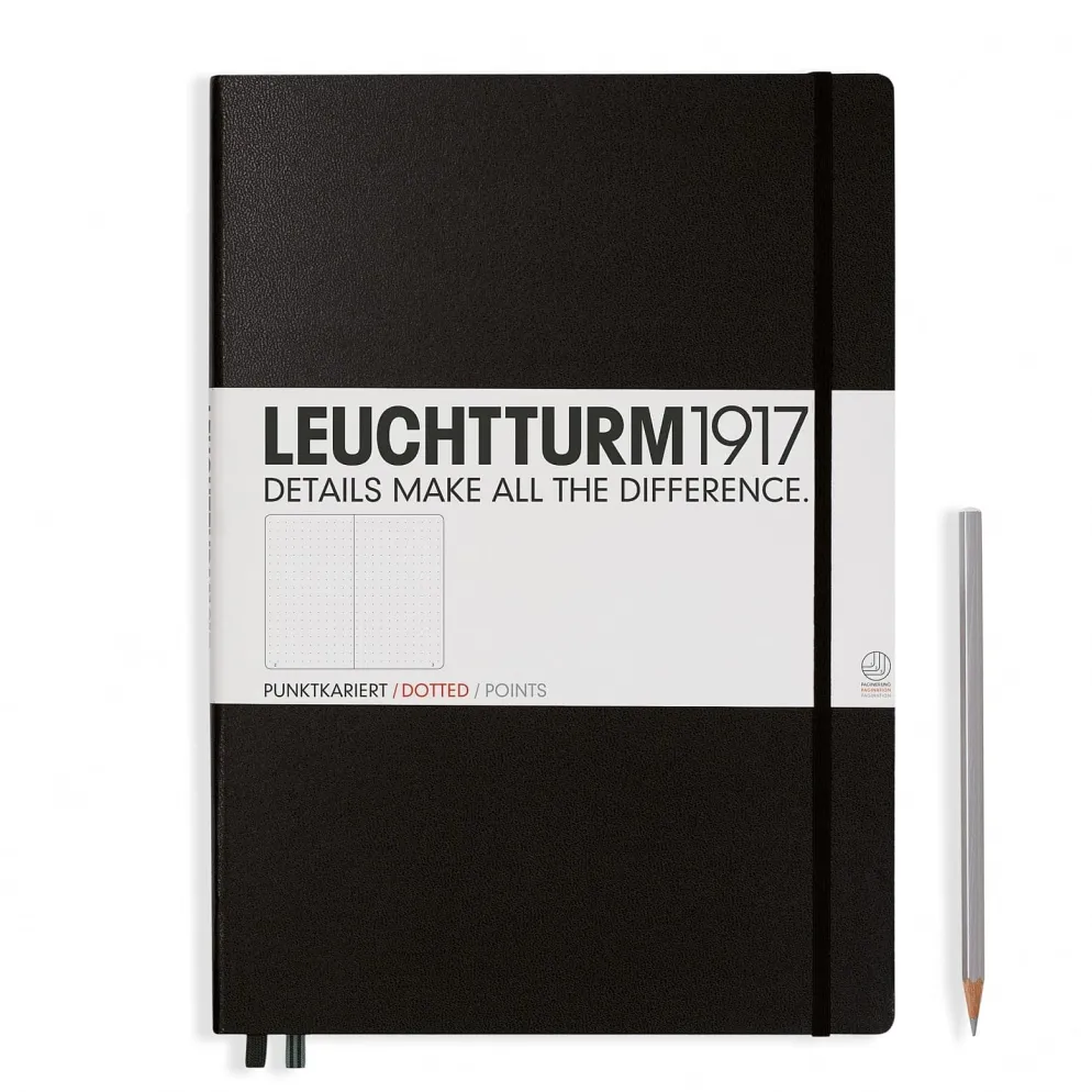 Leuchtturm1917 Hardcover Master Classic Notebook - A4+ (Dotted)
