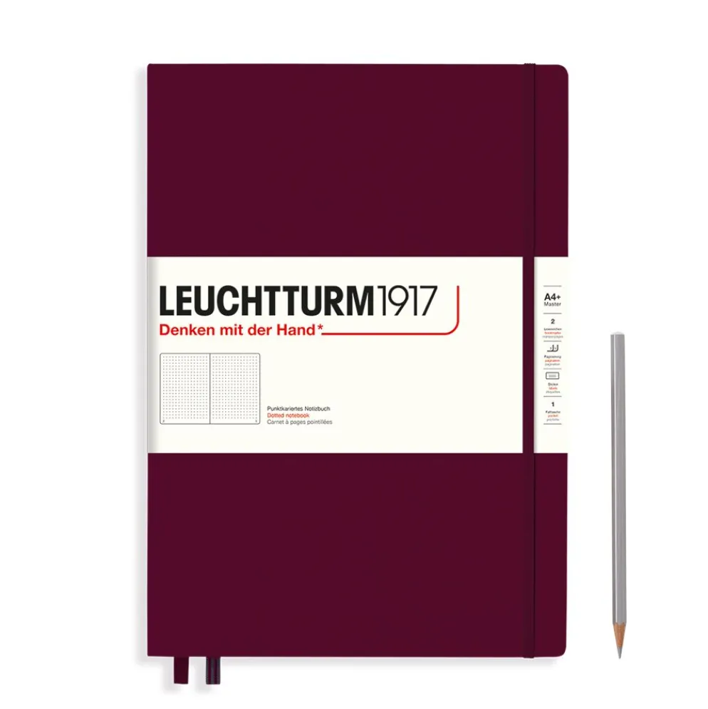 Leuchtturm1917 Hardcover Master Classic Notebook - A4+ (Dotted)