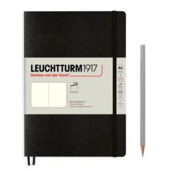 Leuchtturm 1917 Softcover A5 Notebook - Black