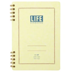 Life Cinnamon Notebook Lined Paper [B6]
