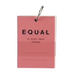 LIFE EQUAL A7 Word Cards – 100 Plain Sheets, Made in Japan