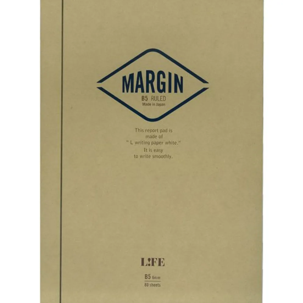 Life Margin Report Notepad B5