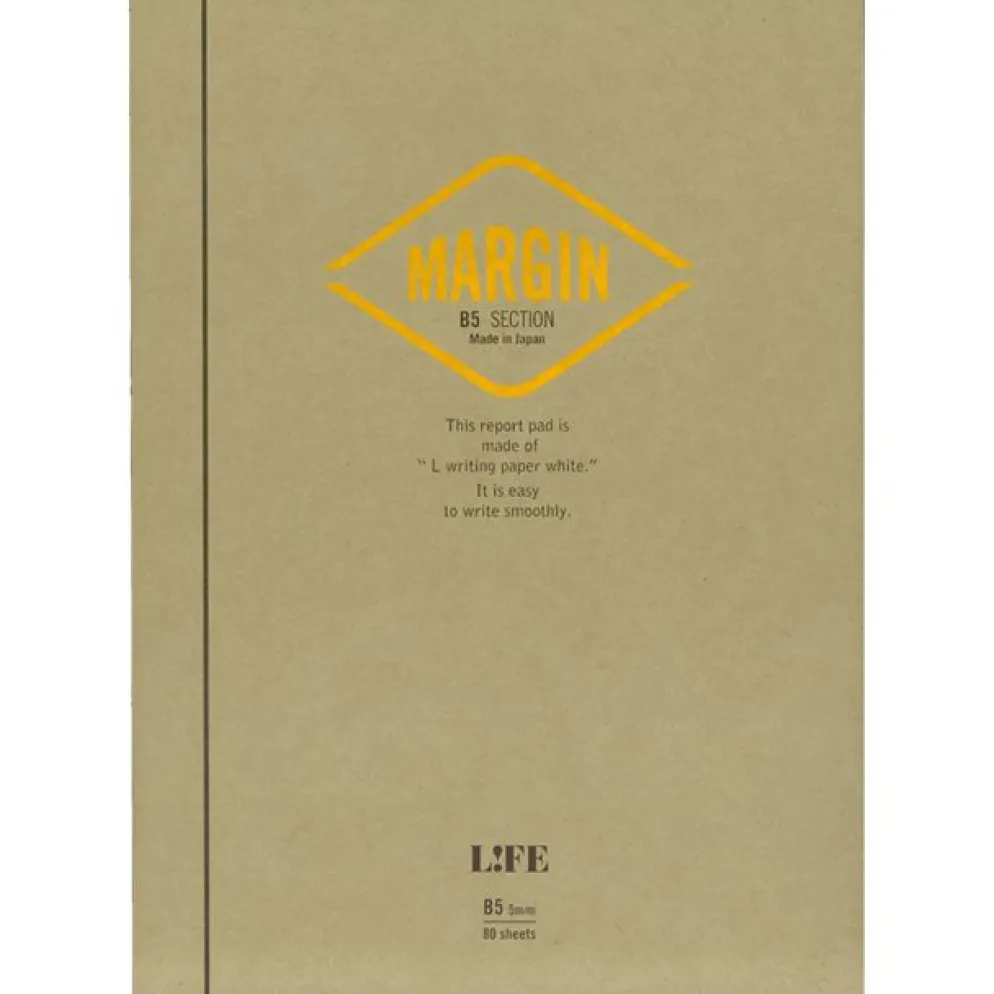 Life Margin Report Notepad B5