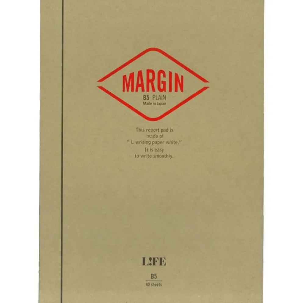 Life Margin Report Notepad B5