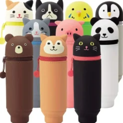 LIHIT LAB PuniLabo Stand Pen Case - Boston Terrier