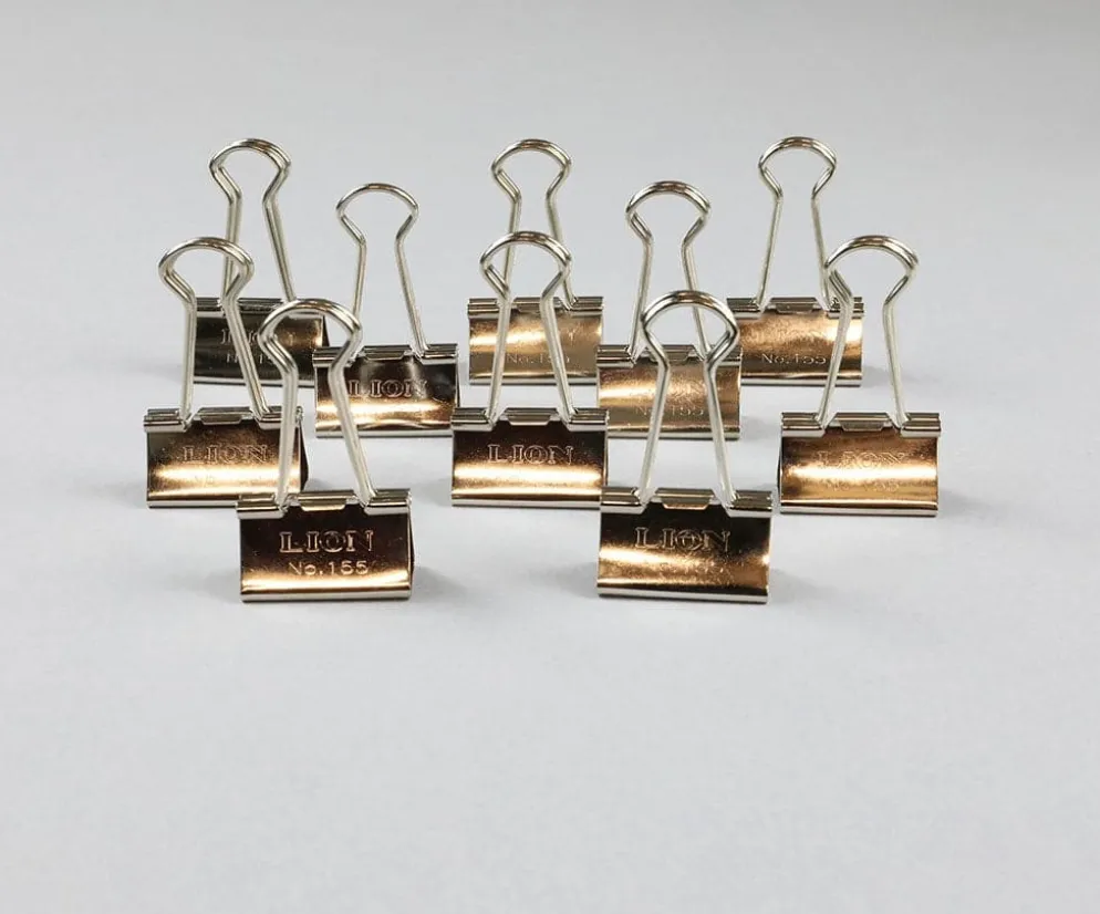 Lion Binder Clips No.155N - Box of 10