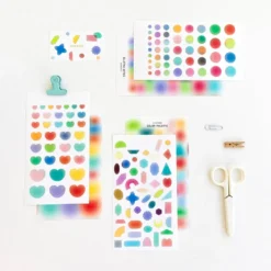 Livework Colour Palette Blur Sticker Set – (2 Sheets)