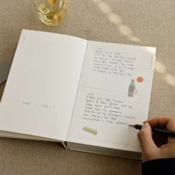 Livework Deep Time 2 Years Journal Notebook – Reflective, Minimal, Memory Keeper