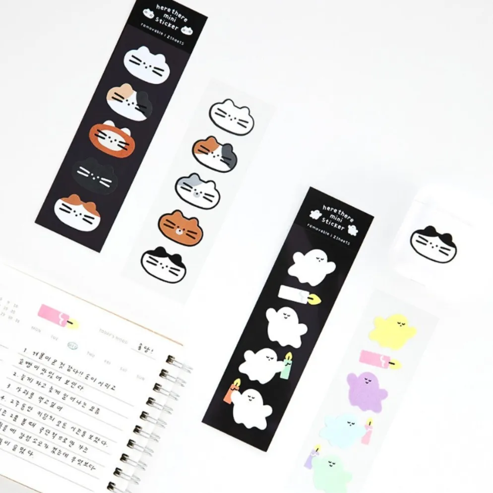 Livework Here There Mini Removable Sticker Set – 2 Sheets