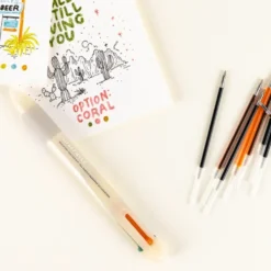 Livework LIFE & PIECES 4 Colour Gel Pen 0.4mm Refill Ver.3