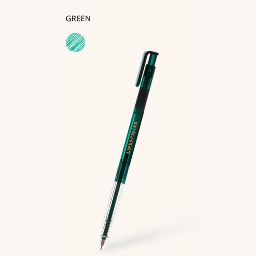 Livework LIFE & PIECES Clear Slim Ballpoint Pen 0.38mm
