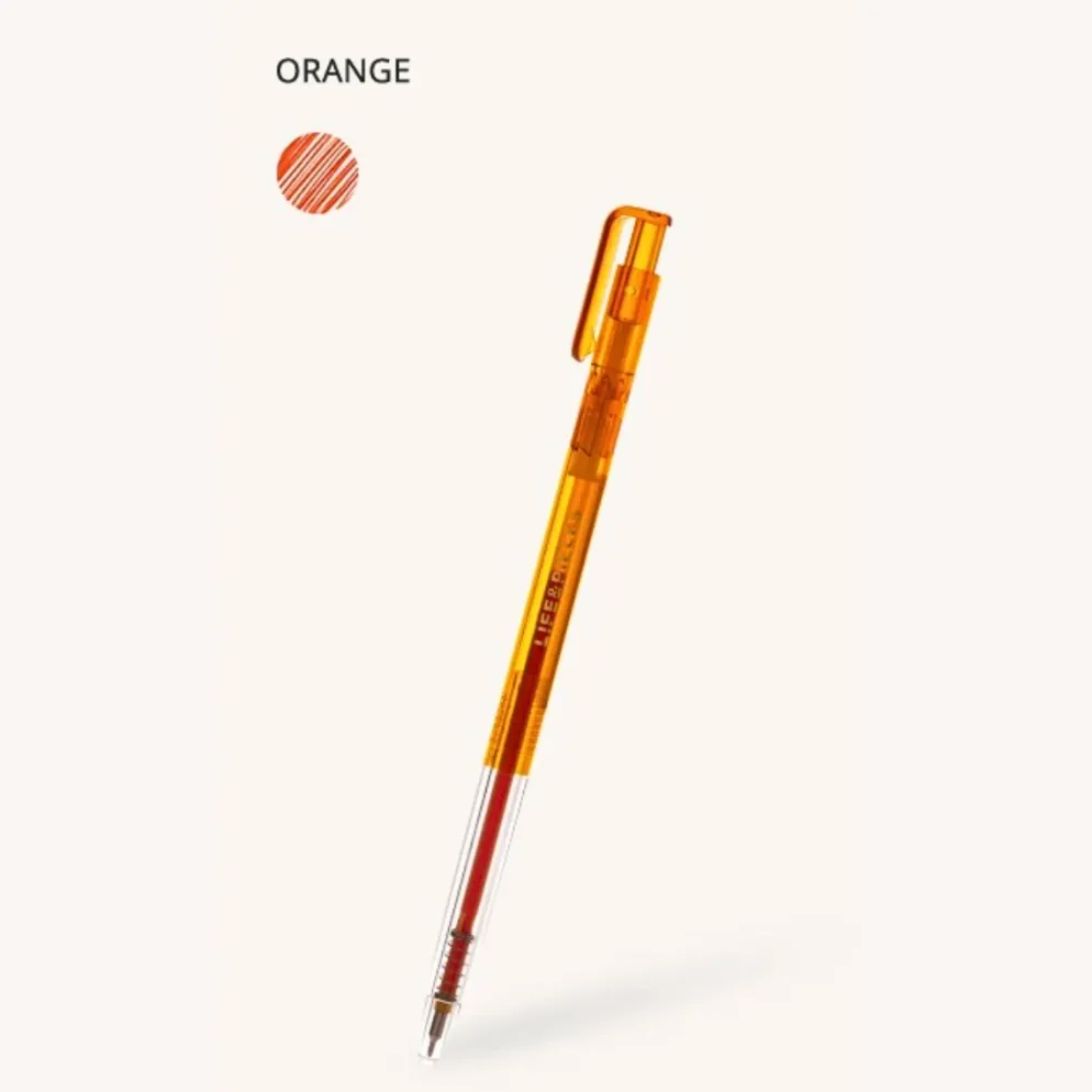 Livework LIFE & PIECES Clear Slim Ballpoint Pen 0.38mm