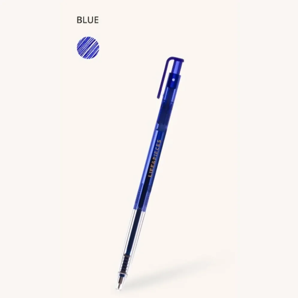 Livework LIFE & PIECES Clear Slim Ballpoint Pen 0.38mm