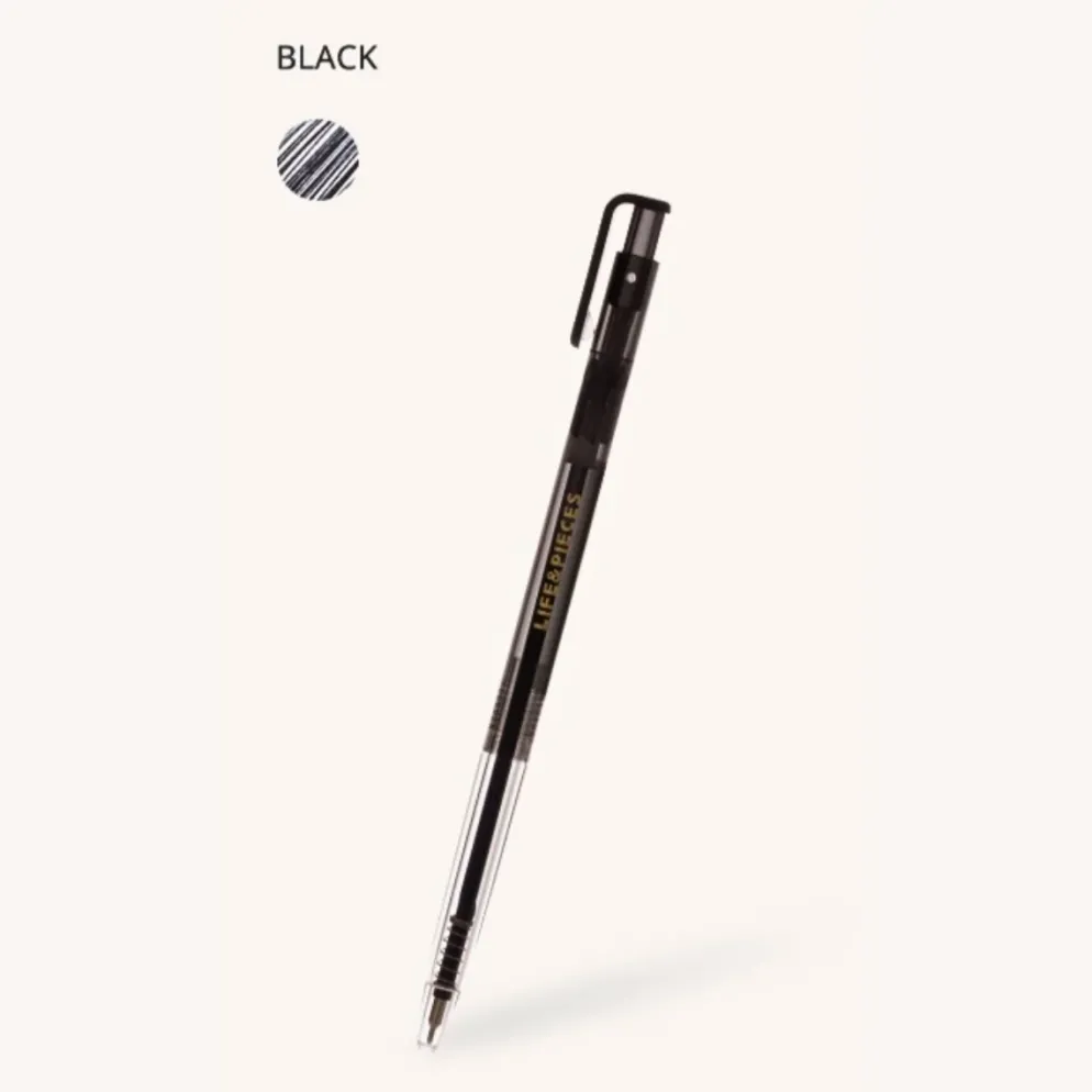 Livework LIFE & PIECES Clear Slim Ballpoint Pen 0.38mm