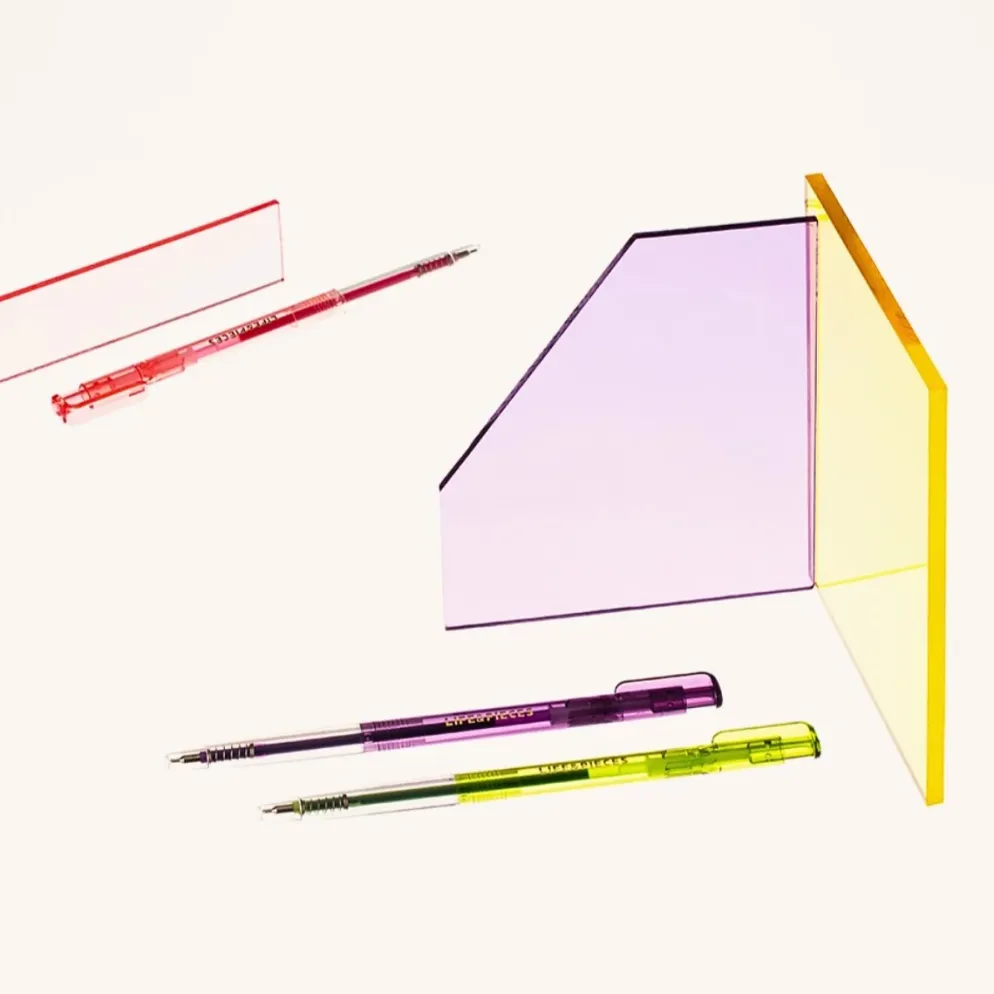 Livework LIFE & PIECES Clear Slim Ballpoint Pen 0.38mm