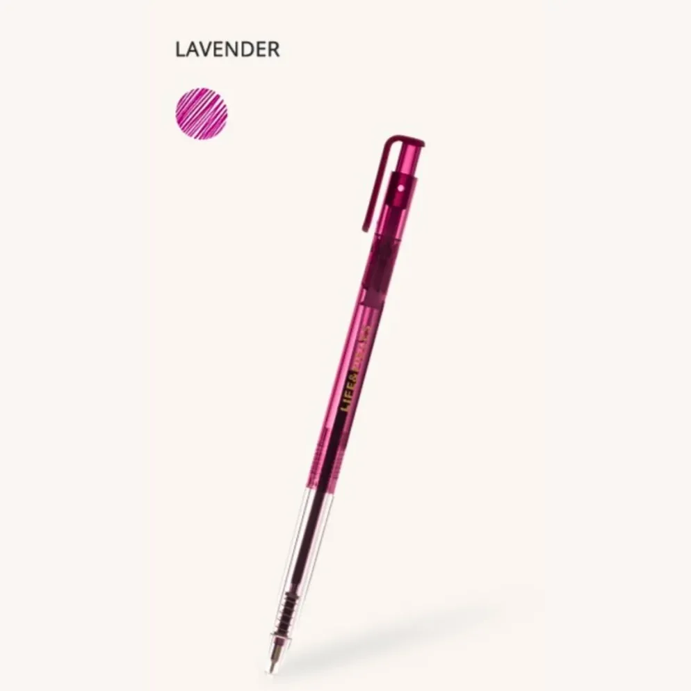Livework LIFE & PIECES Clear Slim Ballpoint Pen 0.38mm